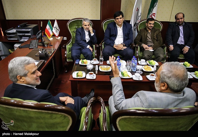 حضور محمدباقر نوبخت در خبرگزاری تسنیم