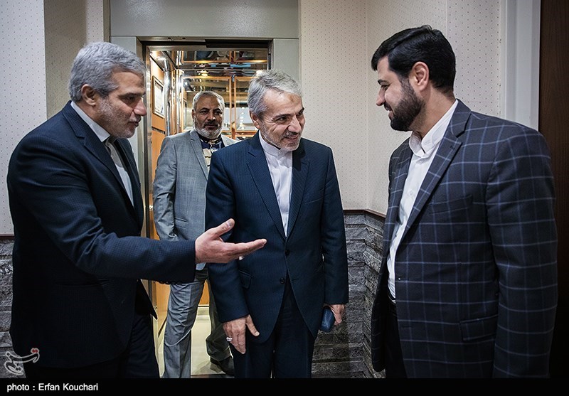 حضور محمدباقر نوبخت در خبرگزاری تسنیم