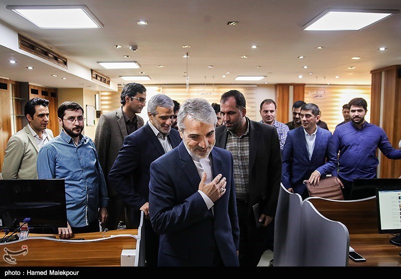 حضور محمدباقر نوبخت در خبرگزاری تسنیم