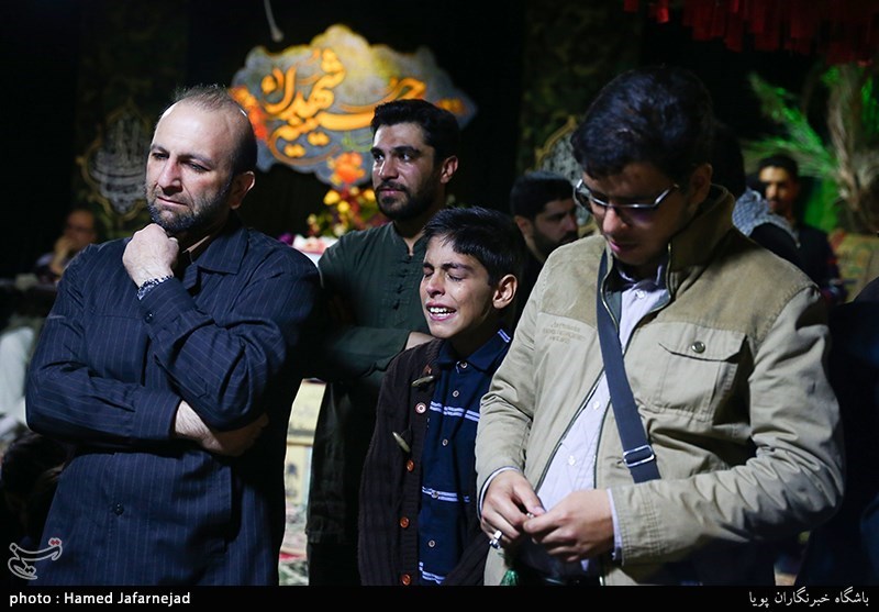 وداع با پیکر مطهر شهید م ع حرم حمیدرضا ضیایی
